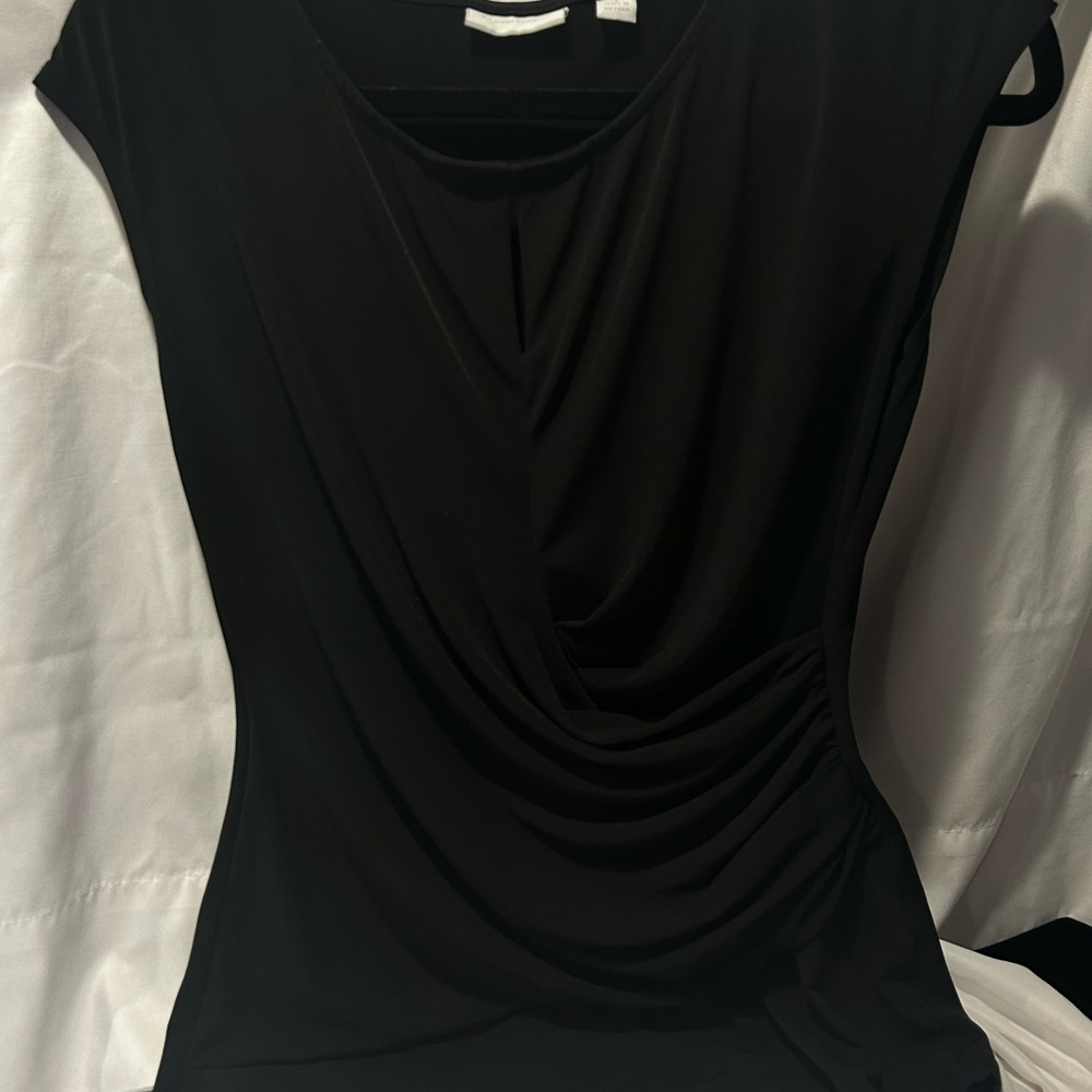 New York & Company Classic Black Top